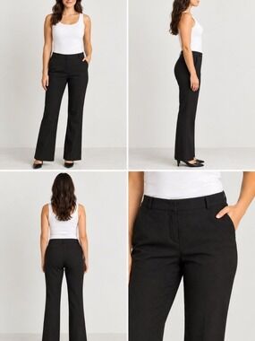 𝅺mario Serrani Italy Black Dress pants size 8